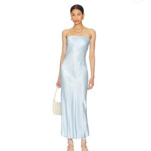 NWT SNDYS X Revolve Angel Strapless Midi Dress Size XS